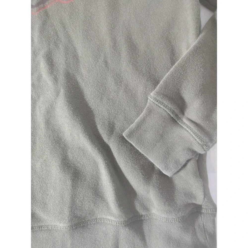 GAP Kids Boys XL (12) Green Logo Crewneck Pullover Sweatshirt Casual Long Sleeve